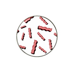Funny Bacon Slices Pattern Infidel Red Meat Hat Clip Ball Marker (4 Pack) by genx