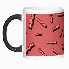 Funny Bacon Slices Pattern Infidel Vintage Red Meat Background  Morph Mugs by genx