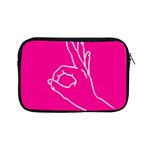 A-Ok Perfect handsign MAGA Pro-Trump Patriot on pink background Apple iPad Mini Zipper Cases Front