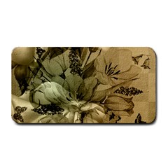 Wonderful Floral Design With Butterflies Medium Bar Mats by FantasyWorld7