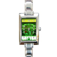 Dublin Scioto Irish Window Rectangle Italian Charm Watch