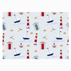 Thème Marin - Sea Large Glasses Cloth (2-side) by alllovelyideas