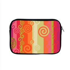 Ring Kringel Background Abstract Red Apple Macbook Pro 15  Zipper Case