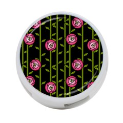 Abstract Rose Garden 4-port Usb Hub (two Sides)
