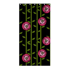 Abstract Rose Garden Shower Curtain 36  X 72  (stall) 