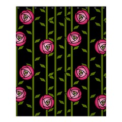 Abstract Rose Garden Shower Curtain 60  X 72  (medium) 