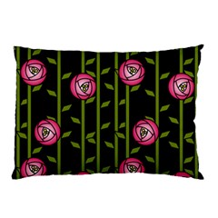 Abstract Rose Garden Pillow Case (two Sides)