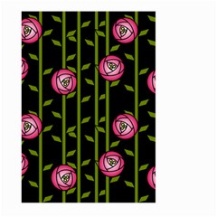 Abstract Rose Garden Large Garden Flag (two Sides)