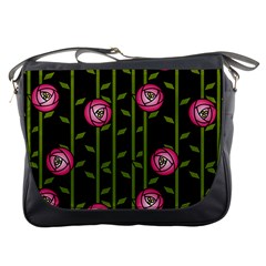 Abstract Rose Garden Messenger Bag