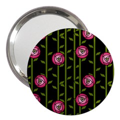 Abstract Rose Garden 3  Handbag Mirrors