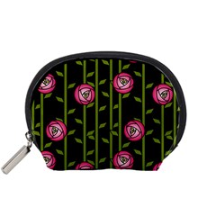 Abstract Rose Garden Accessory Pouch (small) by Alisyart