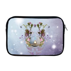 Easter Egg With Flowers Apple Macbook Pro 17  Zipper Case by FantasyWorld7