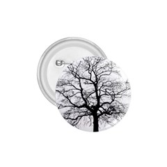 Tree Silhouette Winter Plant 1.75  Buttons