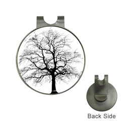 Tree Silhouette Winter Plant Hat Clips with Golf Markers
