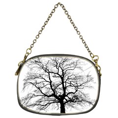 Tree Silhouette Winter Plant Chain Purse (Two Sides)