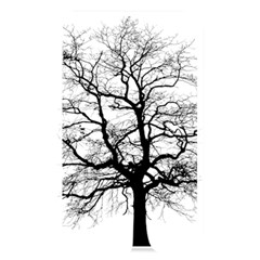 Tree Silhouette Winter Plant Memory Card Reader (Rectangular)