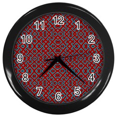 Ml 146 Wall Clock (black) by ArtworkByPatrick