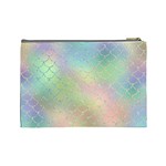 Pastel Mermaid Sparkles Cosmetic Bag (Large) Back