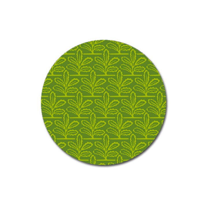 Oak Tree Nature Ongoing Pattern Magnet 3  (Round)