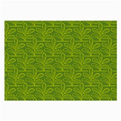 Oak Tree Nature Ongoing Pattern Large Glasses Cloth (2-side)