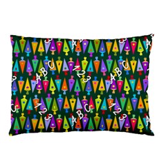 Pattern Back To School Schultuete Pillow Case (two Sides)