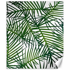 Fancy Tropical Pattern Canvas 8  x 10 