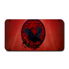 The Crow With Roses Medium Bar Mats by FantasyWorld7