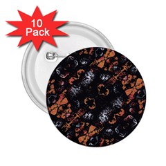 Fractal Vintage Grunge Print Design 2 25  Buttons (10 Pack)  by dflcprintsclothing