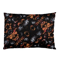 Fractal Vintage Grunge Print Design Pillow Case by dflcprintsclothing