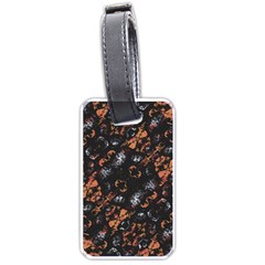 Fractal Vintage Grunge Print Design Luggage Tags (one Side)  by dflcprintsclothing