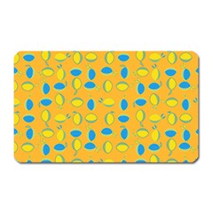 Lemons Ongoing Pattern Texture Magnet (rectangular)