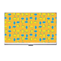 Lemons Ongoing Pattern Texture Business Card Holder