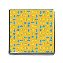 Lemons Ongoing Pattern Texture Memory Card Reader (square 5 Slot) by Mariart