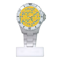 Lemons Ongoing Pattern Texture Plastic Nurses Watch