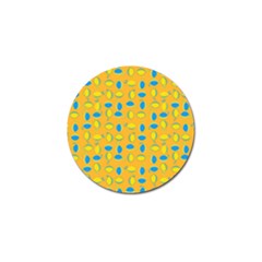 Lemons Ongoing Pattern Texture Golf Ball Marker (4 Pack) by Mariart