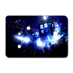 Tardis Background Space Small Doormat  by Sudhe