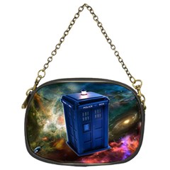 The Police Box Tardis Time Travel Device Used Doctor Who Chain Purse (two Sides) by Sudhe