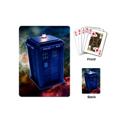 The Police Box Tardis Time Travel Device Used Doctor Who Playing Cards (mini)