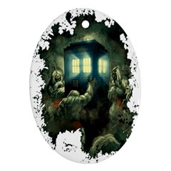 Time Machine Doctor Who Ornament (oval)