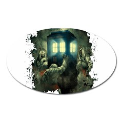 Time Machine Doctor Who Oval Magnet