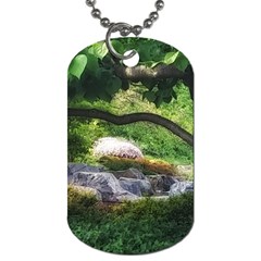 Chicago Garden Of The Phoenix Dog Tag (two Sides)