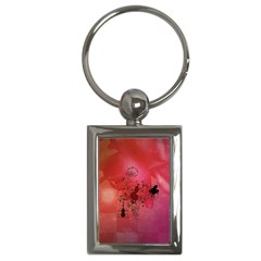 Decorative Clef With Piano And Guitar Key Chains (rectangle)  by FantasyWorld7