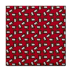 Bento Lunch Red Tile Coasters by snowwhitegirl