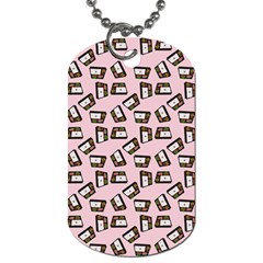 Bento Lunch Pink Dog Tag (one Side) by snowwhitegirl