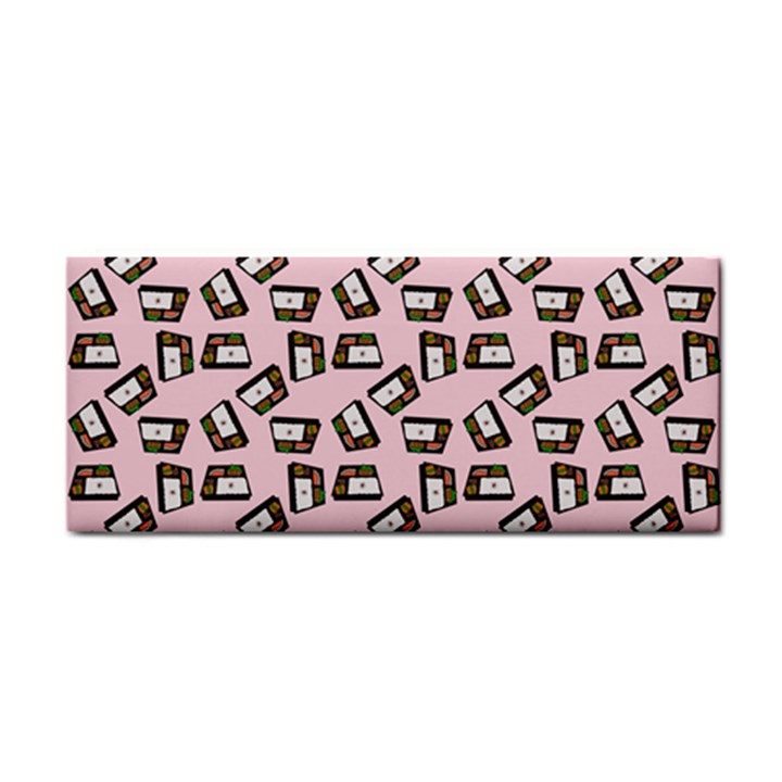 Bento Lunch Pink Hand Towel