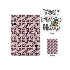 Bento Lunch Pink Playing Cards 54 (mini) by snowwhitegirl