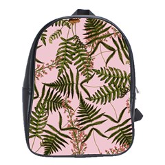 Fern Pink School Bag (large)