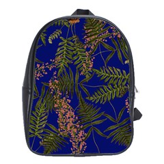 Fern Blue School Bag (large)