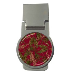 Fern Red Money Clips (round)  by snowwhitegirl