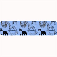 Dog Pattern Blue Large Bar Mats